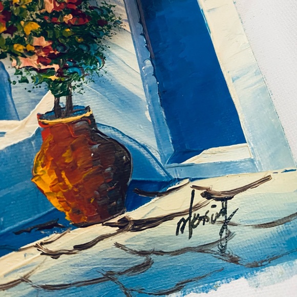 Painting from Santorini, Greece 🇬🇷 - Picture 5 of 6